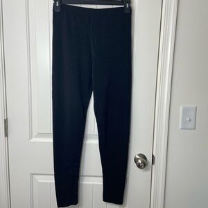 EUC Medalist men’s solid black elastic waist skinny stretch compression pants XL